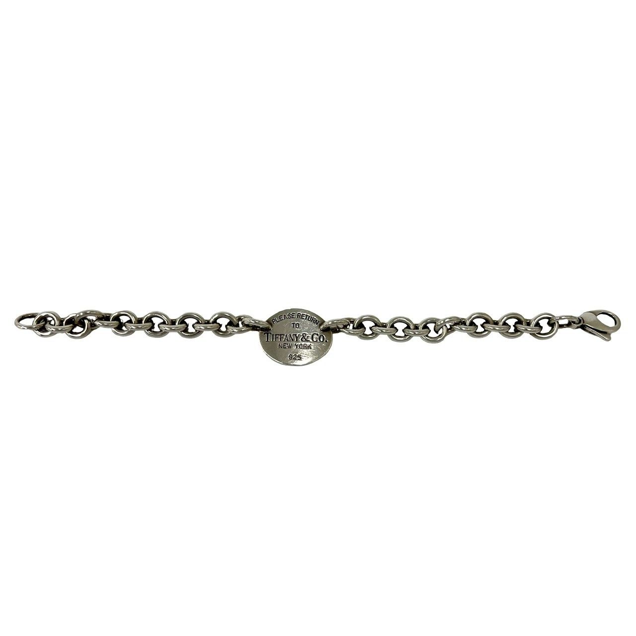 【正規品】ティファニー　オーバルタグブレスレット シルバー B157 極 美品 TIFFANY&Co. ティファニー リターントゥ オーバルタグ