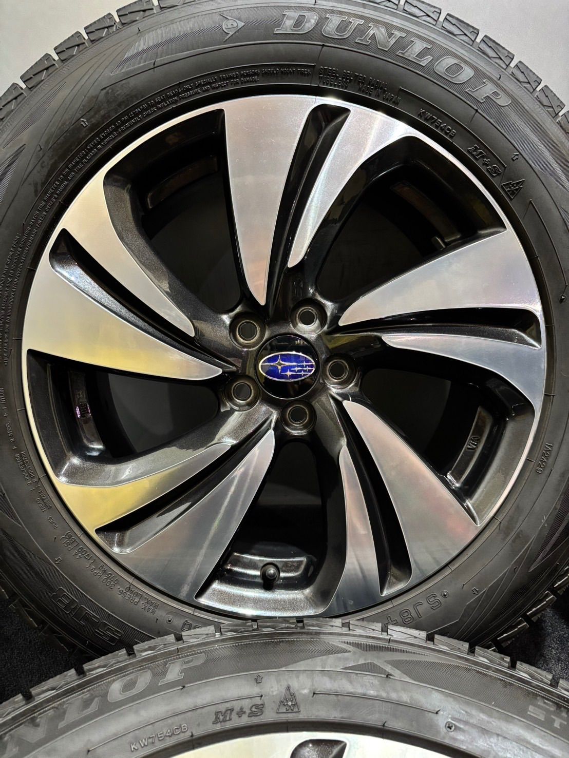 ☆225/60R17 DUNLOP/WINTER MAXX SJ8+ 23年製 スバル XV 純正 17インチ