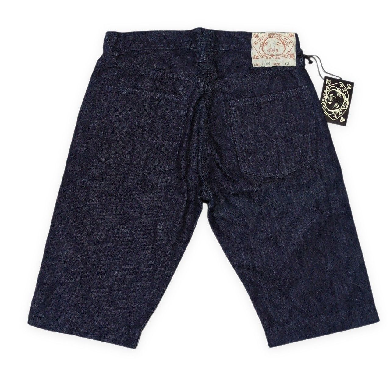 EVISU エヴィス yamane 7550 カモメ総柄 ジャガードショートパンツ