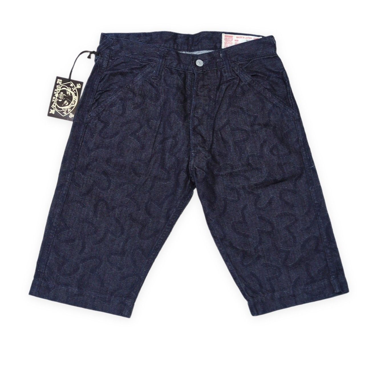 EVISU エヴィス yamane 7550 カモメ総柄 ジャガードショートパンツ