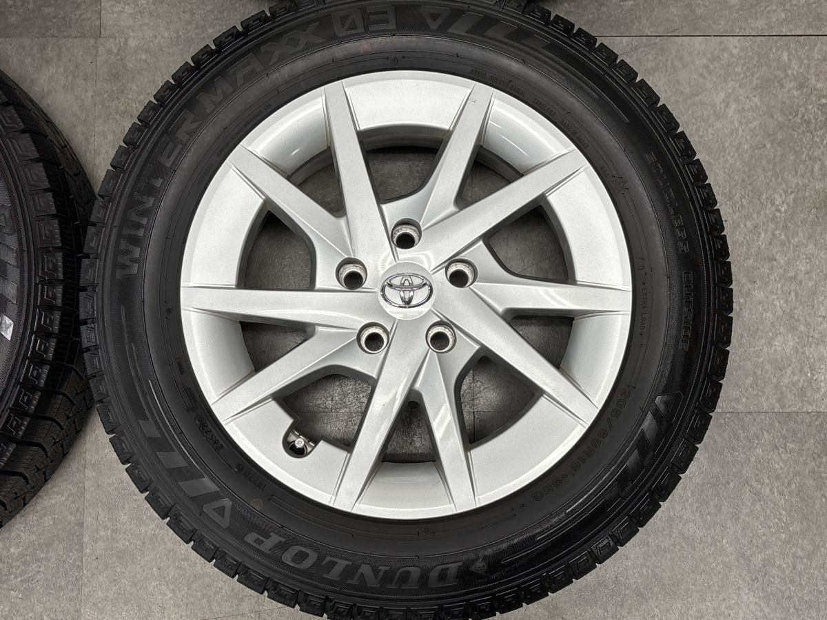 バリ溝】トヨタ プリウスα 純正 16in 6.5J +39 PCD114.3 ダンロップ 