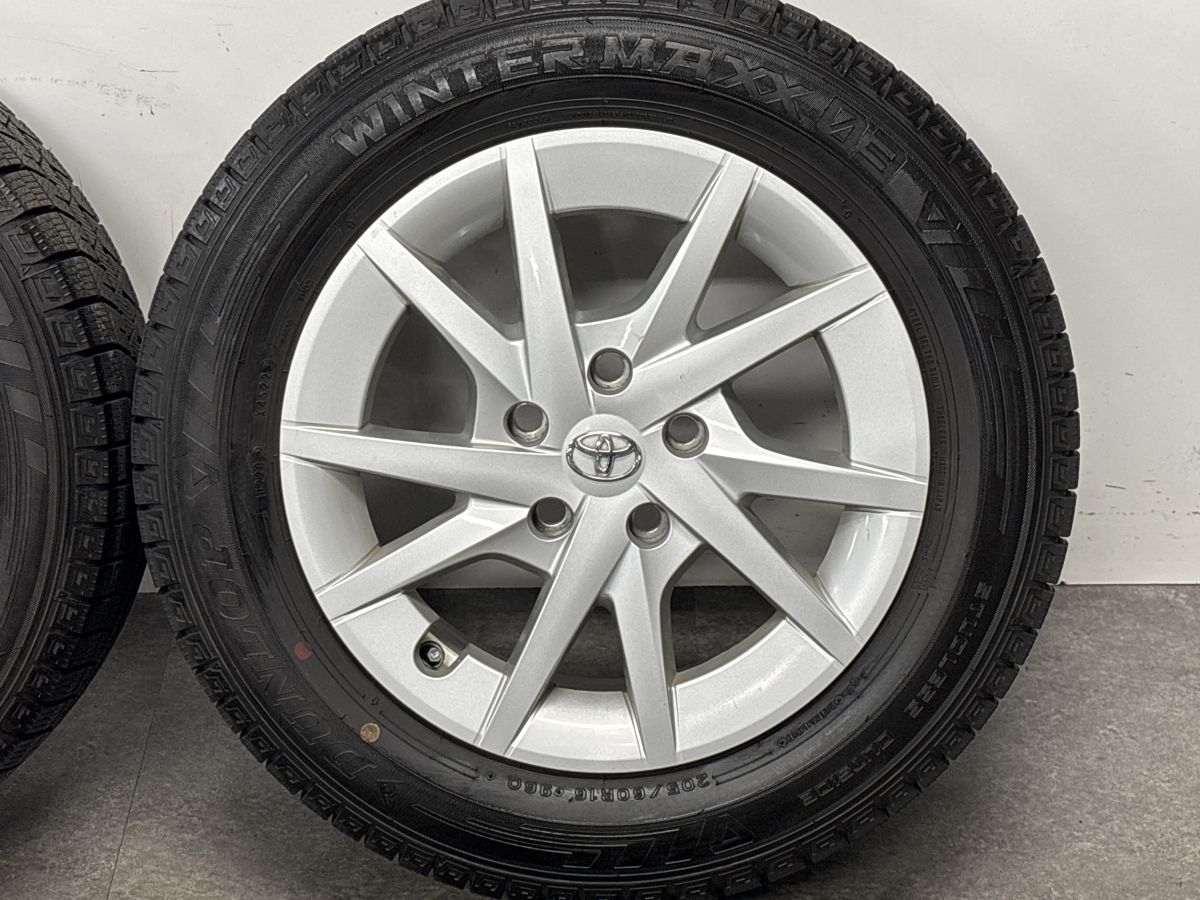 バリ溝】トヨタ プリウスα 純正 16in 6.5J +39 PCD114.3 ダンロップ