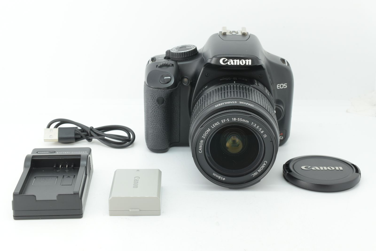 美品】シャッターカウント14547回 Canon EOS Kiss X2 EF-s 18-55mm F3
