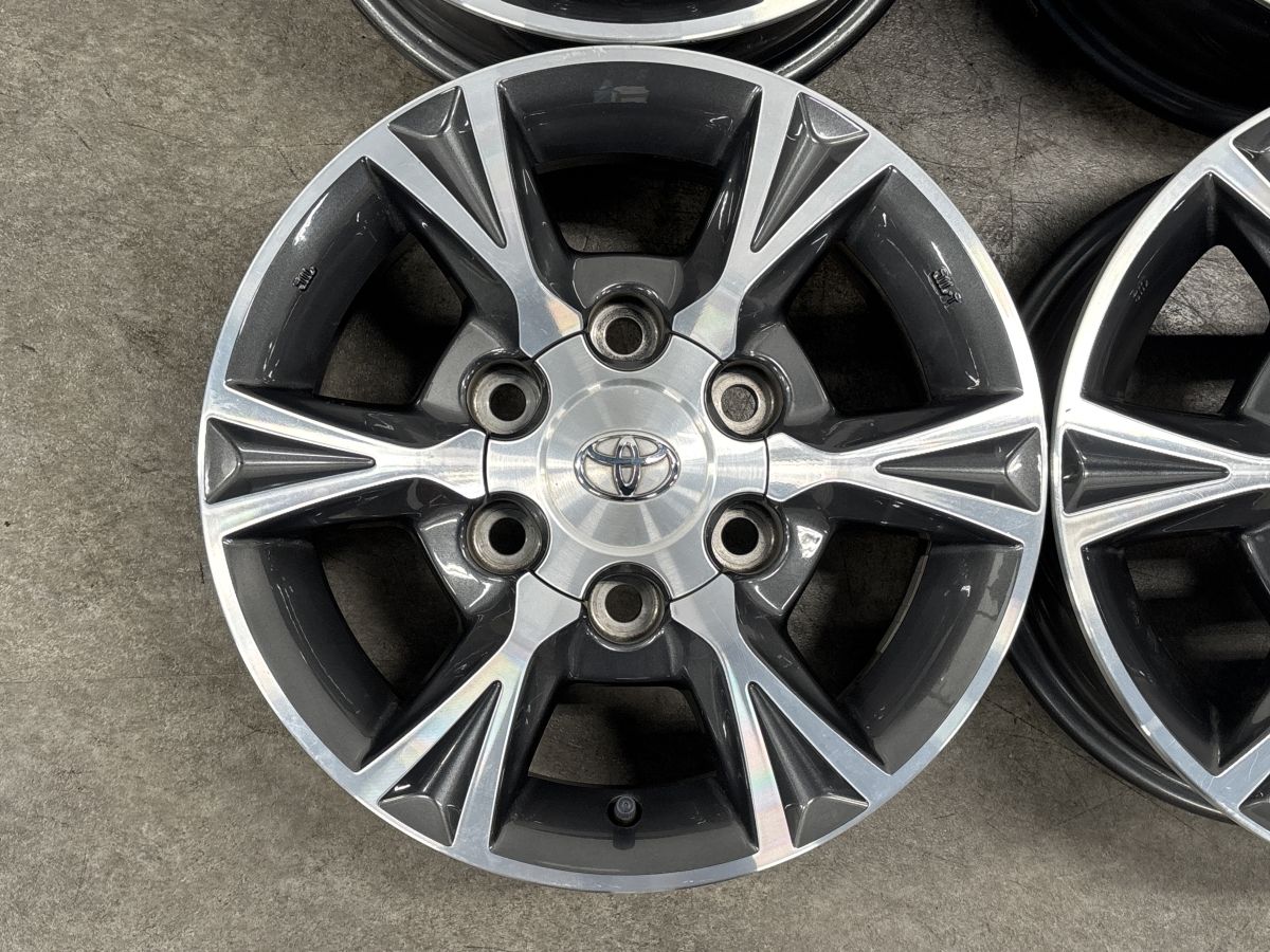 良好品】トヨタ 200 ハイエース 純正オプション 15in 6J +35 PCD139.7