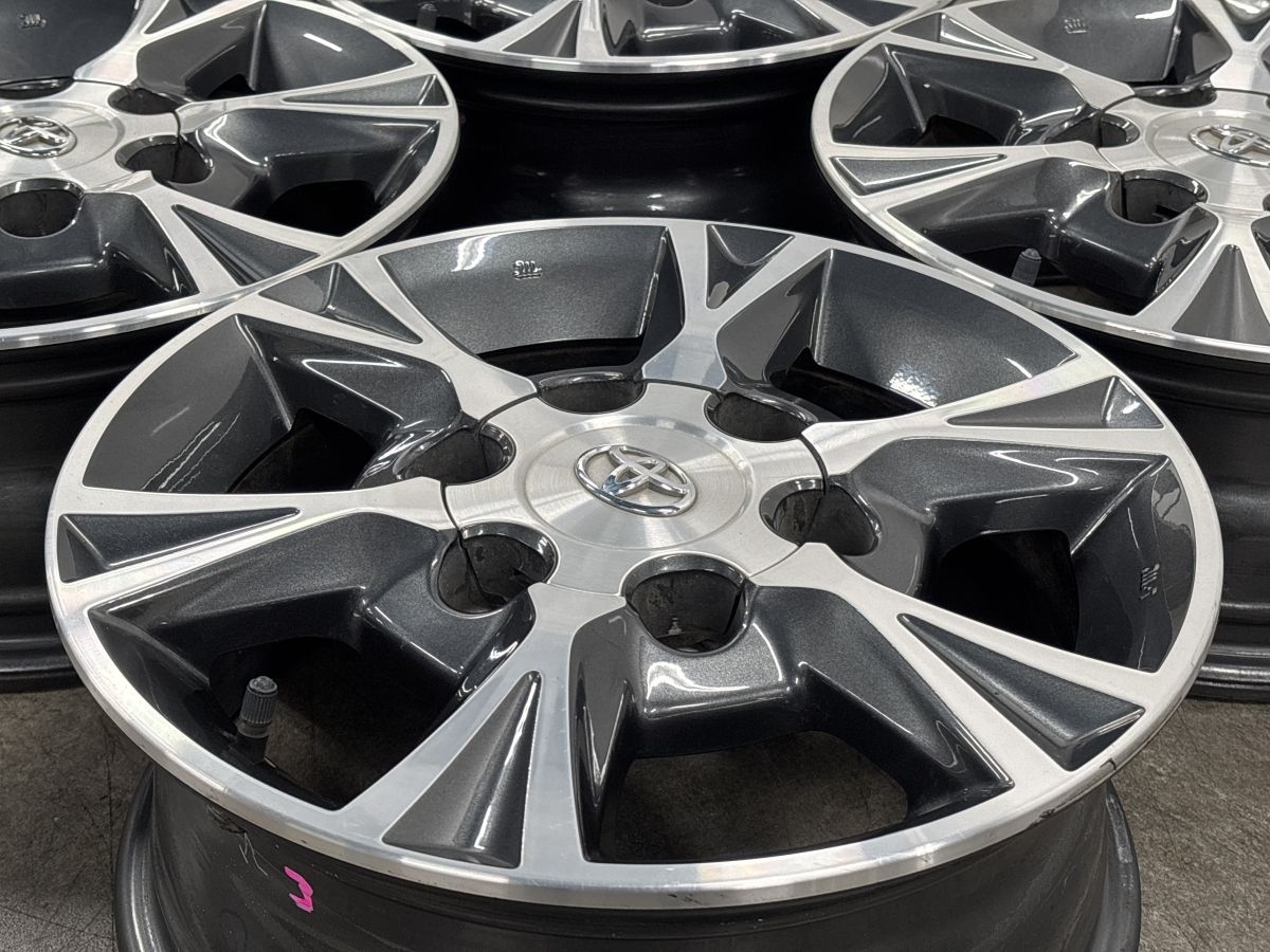 トヨタ 200 ハイエース 純正 オプションホイール レジアスエース 良好品】トヨタ 200 ハイエース 純正オプション 15in 6J +35 PCD139.7