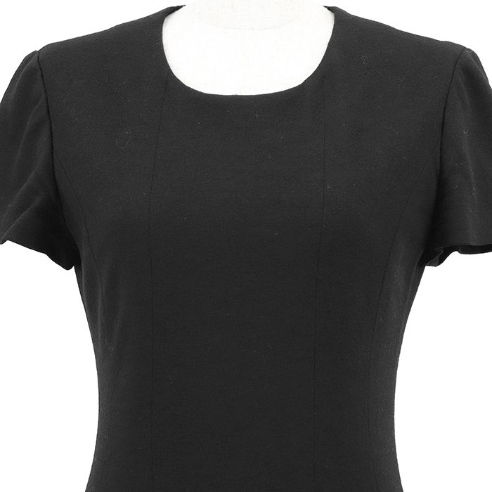 CHANEL BOUTIQUE ブラックニットワンピース CHANEL BOUTIQUE シャネル ブティック ヴィンテージ ニットワンピース