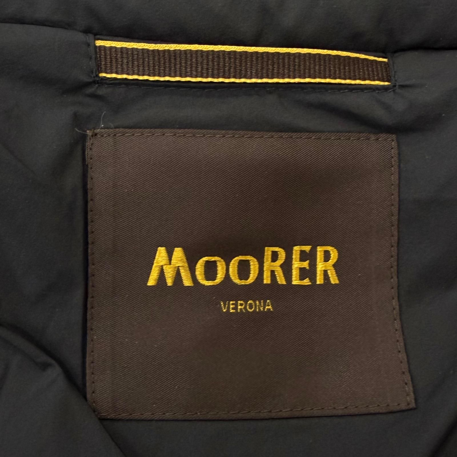美品□MOORER ムーレー CATTANEO 異素材切り替え ダウンジャケット