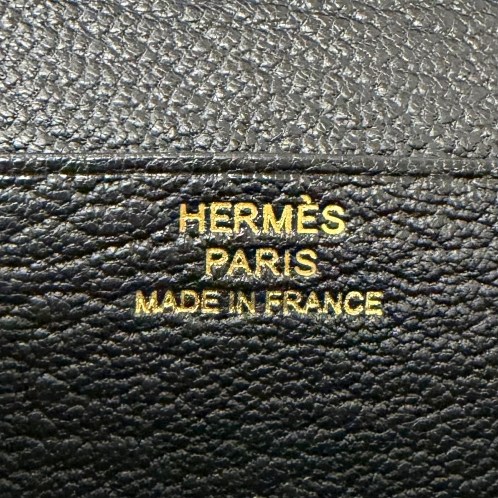 極美品□HERMES エルメス ベアン スフレ シェーブル Hロゴ ゴールド