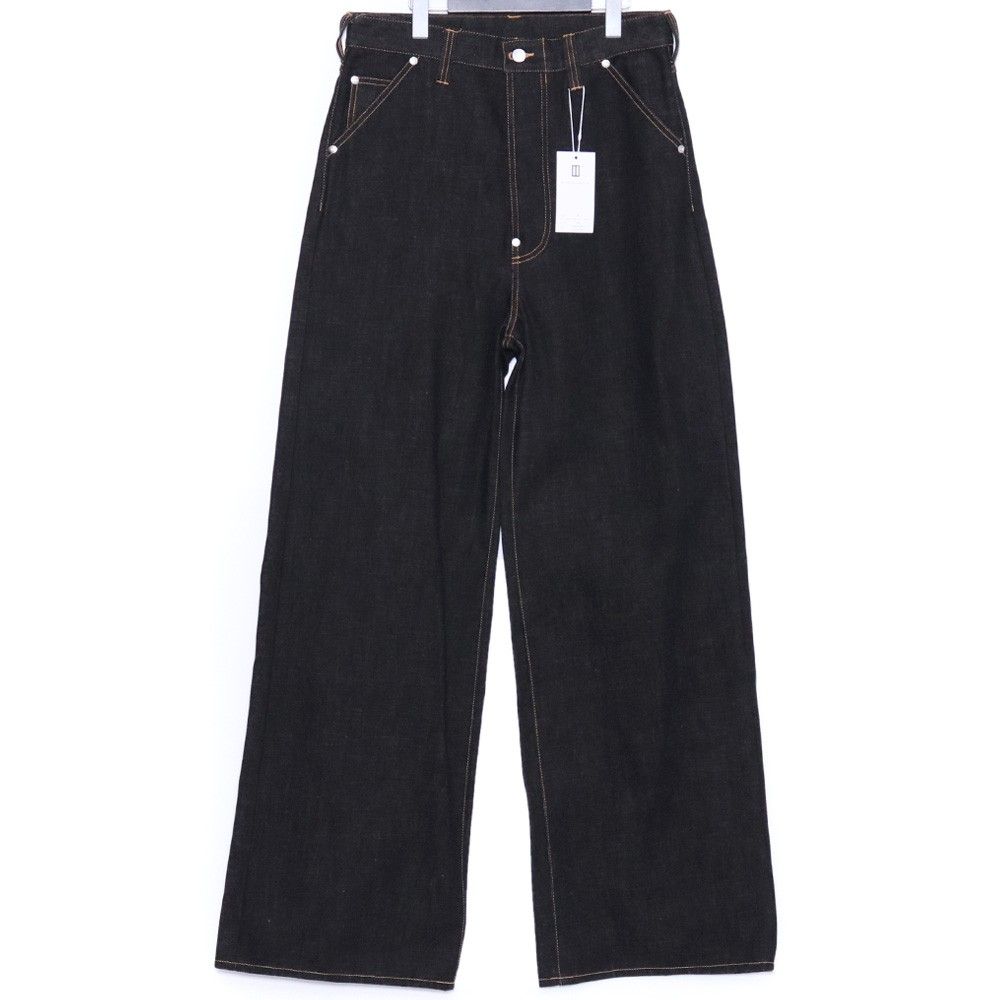 未使用 DAISUKE TANABE Coffee Black Denim Trousers サイズ32