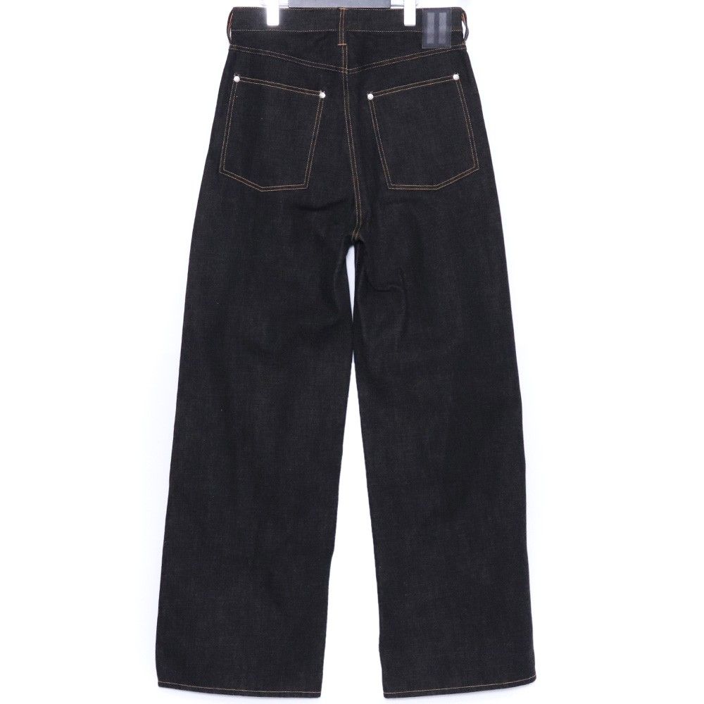 未使用 DAISUKE TANABE Coffee Black Denim Trousers サイズ32