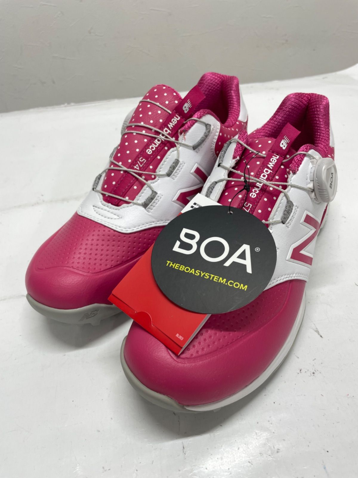 未使用】New Balance ニューバランス WGB574 BOA スパイク ゴルフ