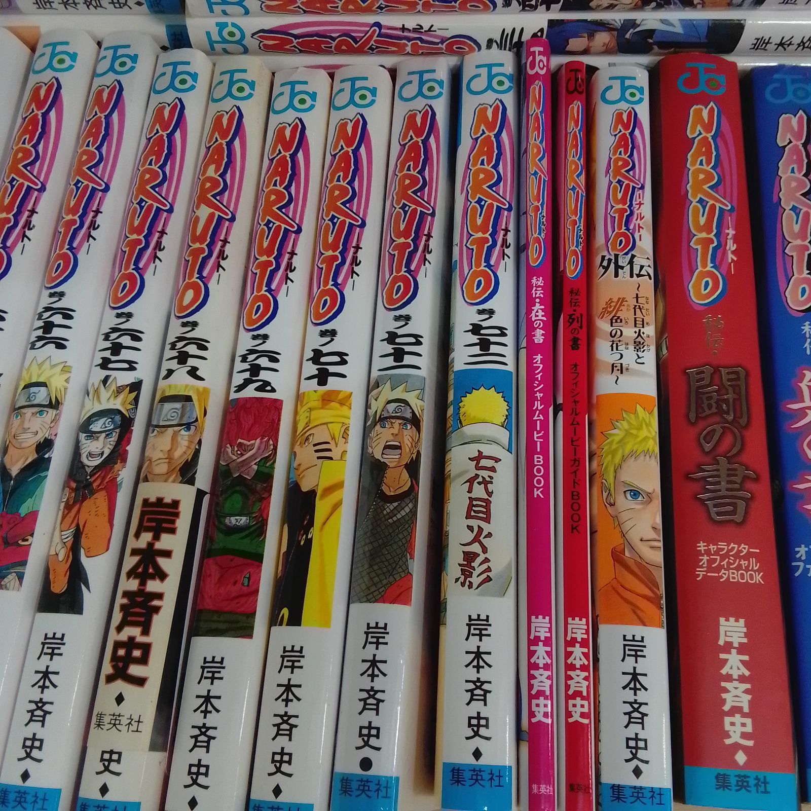 ☆【未開封あり】NARUTO ナルト 1~72巻全巻 ＋ 外伝・関連本6冊