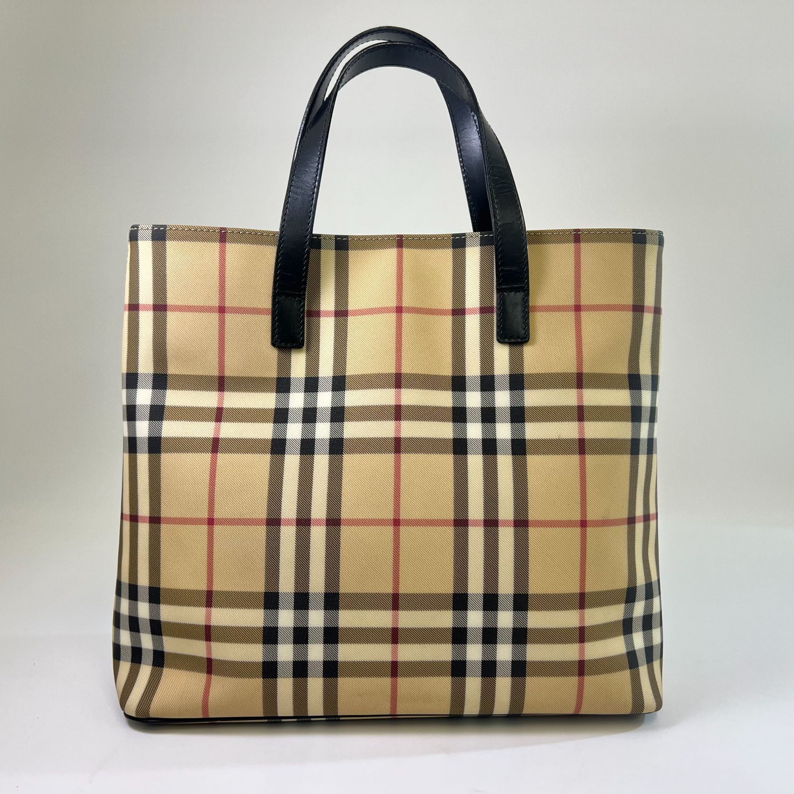 美品】BURBERRY バーバリー トートバッグ ハンドバッグ ノバチェック 