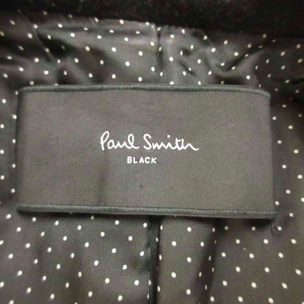 Paul Smith　ショートコート　裏地ユニオンジャック　ブラック ポールスミス ブラック Paul Smith BLACK チェスターコート 上着