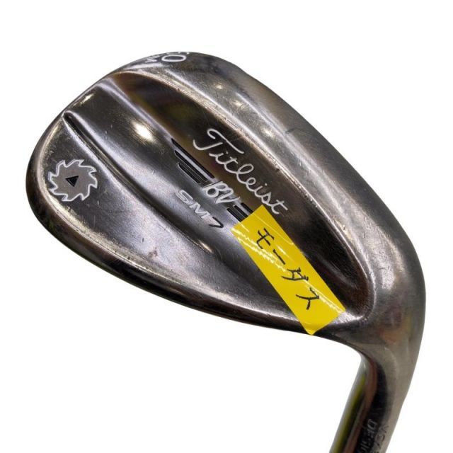 タイトリスト VOKEY SM7 60度14Ｋ　レフティ（単品）カスタムシャフト 中古】 タイトリスト VOKEY SPIN MILLED SM7 ジェットブラック 60/08M