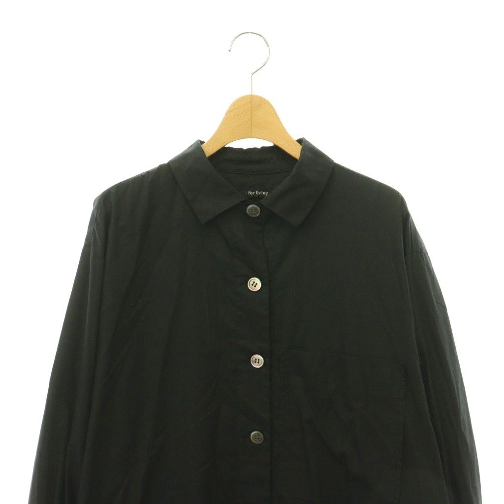Y's ワイズ　ロングシャツ　ブラウス　ワンピース　チュニック ワイズフォーリビング Y's for living バイカラーロングシャツ