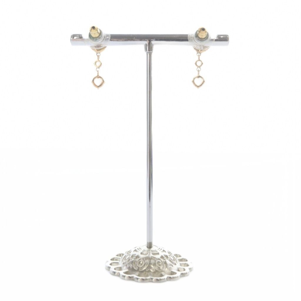 スワロフスキー SWAROVSKI ハート ピアス 両耳用 ゴールド色 - メルカリ