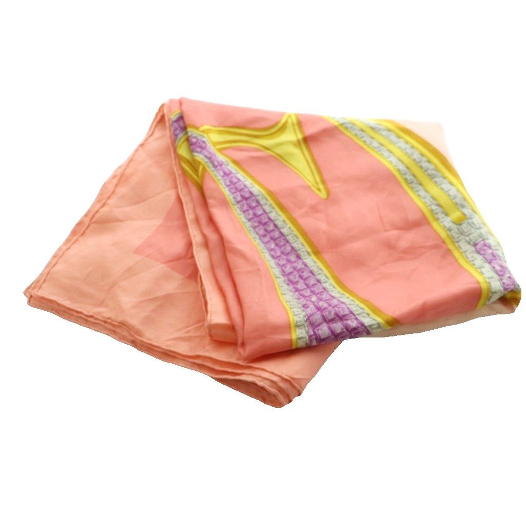 カルティエ Cartier シルクスカーフ チェーンモチーフ センターロゴ