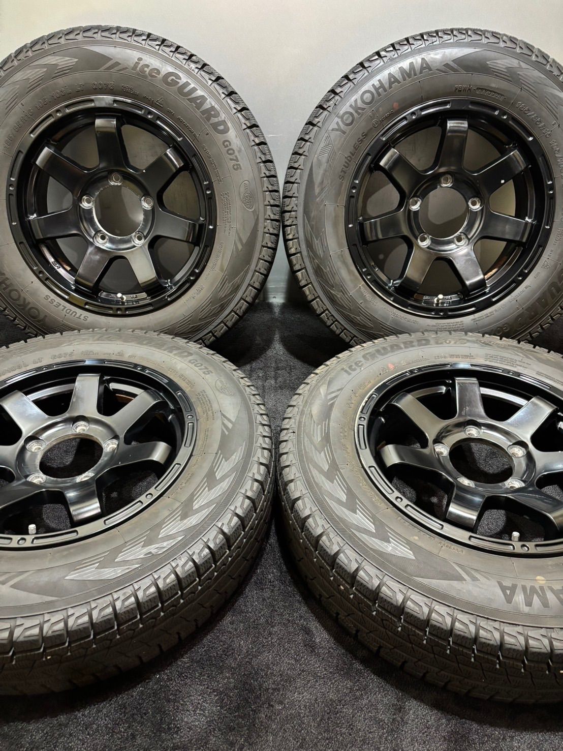 ☆185/85R16 105/103L LT YOKOHAMA/ice GUARD G075 21年製 MADCROSS 16