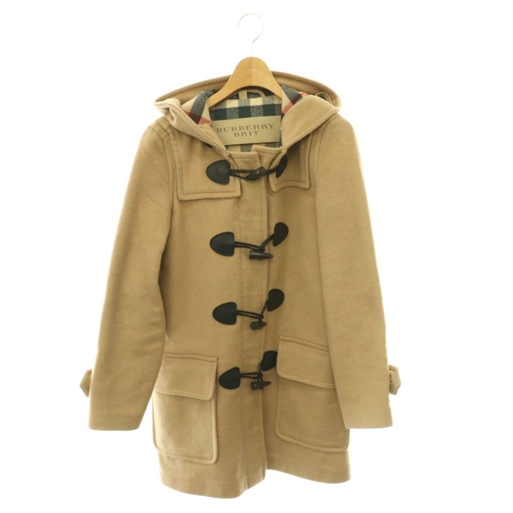 BURBERRY BRIT ダッフルコート キャメル バーバリーブリット バーバリーブリット BURBERRY BRIT 裏地ノバチェック ダッフルコート