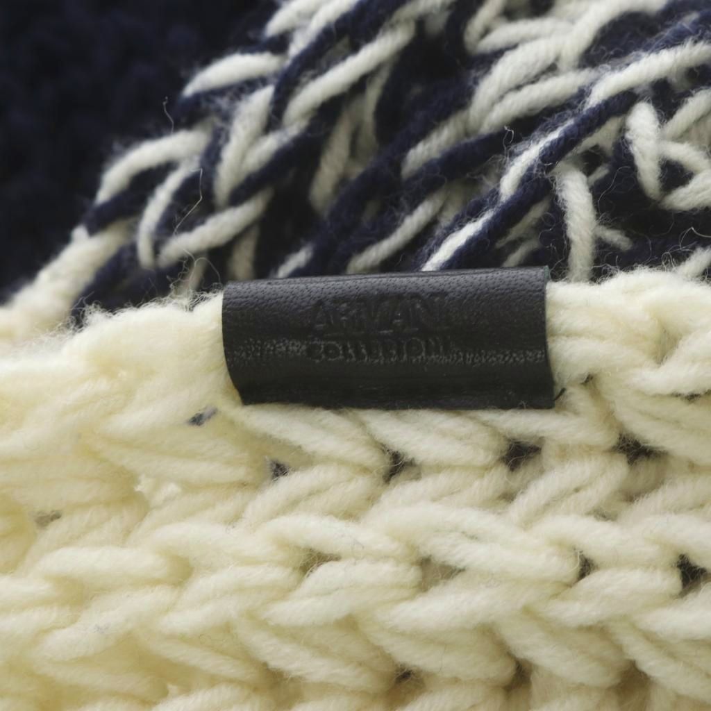 アルマーニ コレツィオーニ ARMANI COLLEZIONI ケーブル編みマフラー