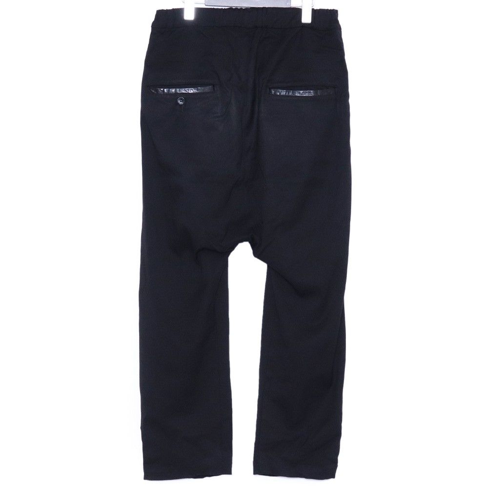 [未使用]イサムカタヤマバックラッシュレーヨンシルク ストレッチ サルエルパンツ ISAMU KATAYAMA BACKLASH レーヨンシルクストレッチ サルエルパンツ M