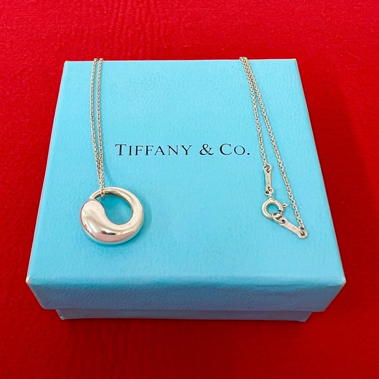 極 美品 TIFFANY&Co. ティファニー ヴィンテージ エターナルサークル