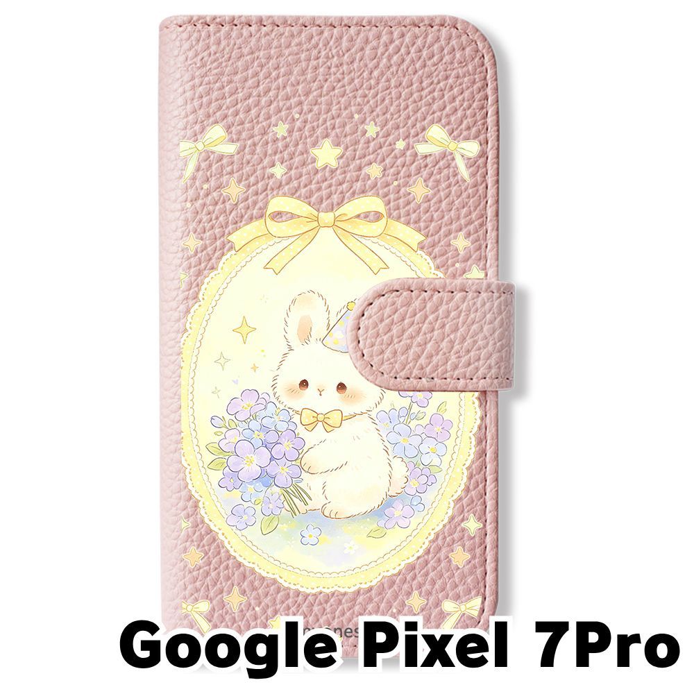 新品未使用】 GOOGLE PIXEL 7 PRO 手帳型スマホ ケース (色：サクラ