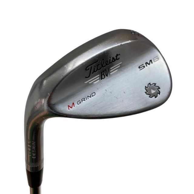 【中古】 タイトリスト VOKEY SPIN MILLED SM6 ツアークロム 56°/08°M レフティ ウェッジ WG NS PRO 950GH (フレックスS) メンズ 男性用 左利き レフティ 左用 Cランク ゴルフクラブ