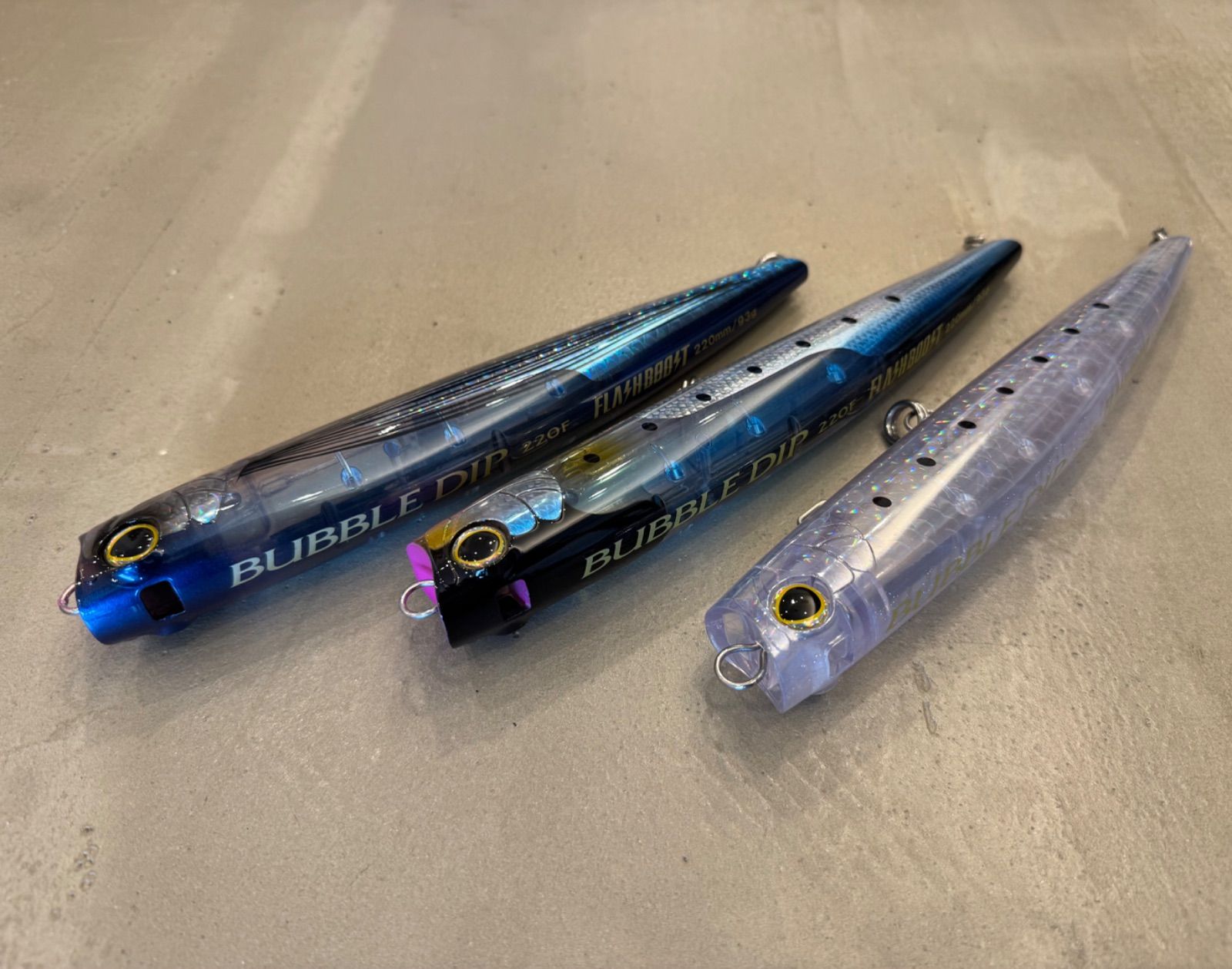 SHIMANO OCEA BUBBLE DIP 220F バブルディップ フラッシュブースト 3本
