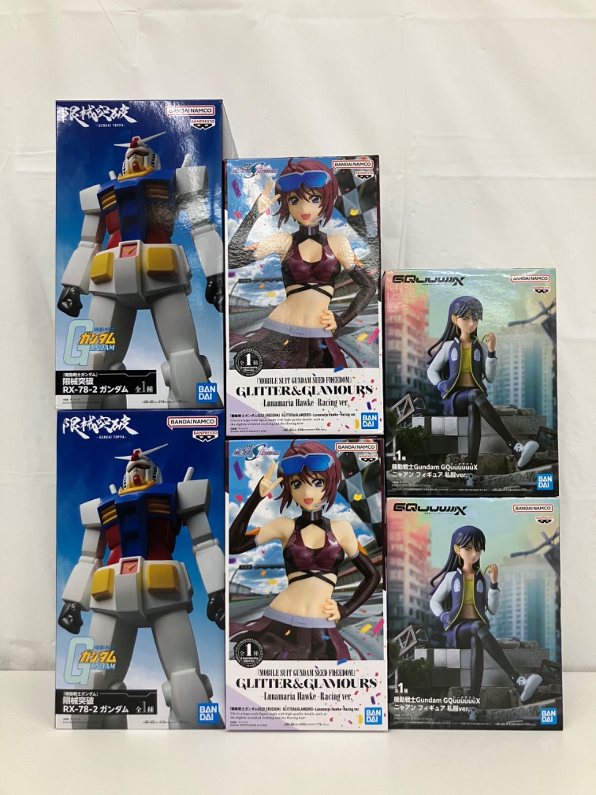 未開封 機動戦士ガンダムシリーズ フィギュア ルナマリア 他 3種 6個