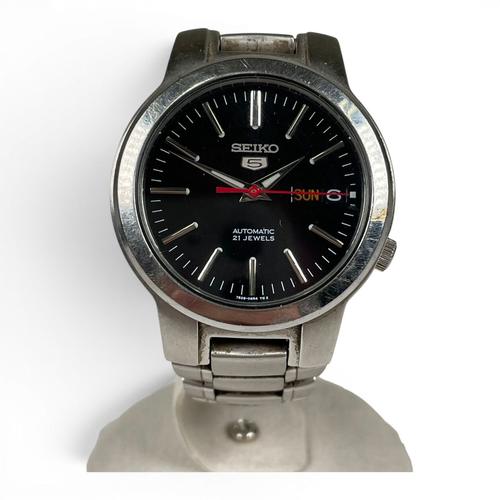 SEIKO セイコー 腕時計 自動巻き セイコー5 裏スケルトン 7S26-02N0