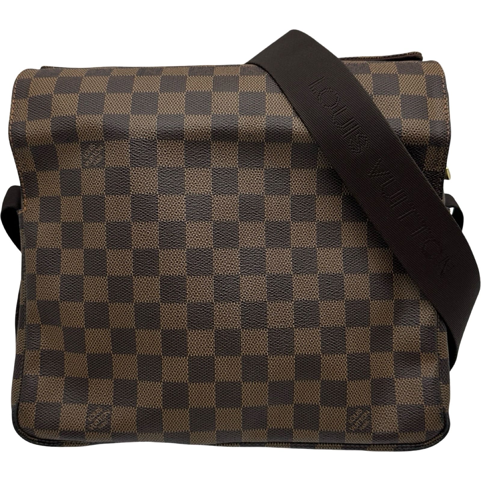 ルイ・ヴィトン LOUIS VUITTON ナヴィグリオ  N45255  ブラウン ダミエ メンズ ショルダーバッグ