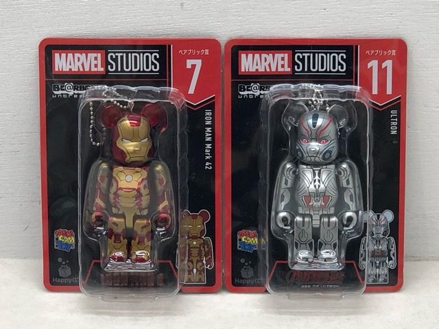 未開封☆HAPPYくじ BE@RBRICK MARVEL STUDIO ベアブリック賞 まとめ