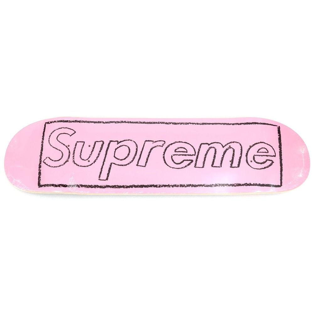 中古】シュプリーム Supreme 2021年春夏 KAWS Chalk Logo Skateboard