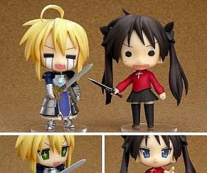 フィギュア ねんどろいど らき☆すた Fateコスプレセット（こなたセイバー&かがみ凛） ワンダーフェスティバル2008冬限定「らき☆すた」No.34【10日以内発送】