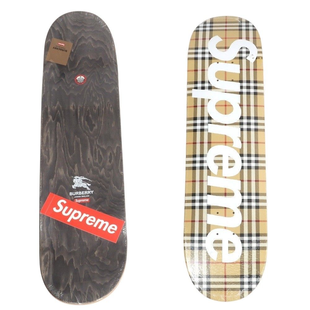 中古】シュプリーム Supreme 2022年春夏 Burberry Skateboard スケート