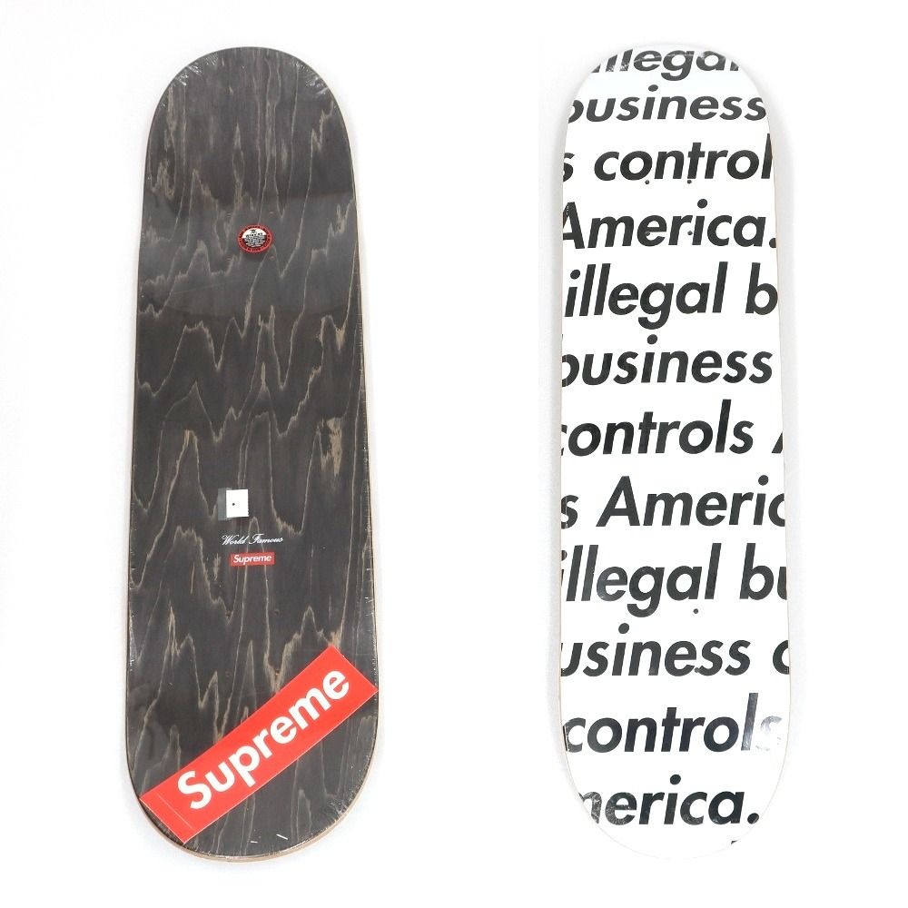中古】シュプリーム Supreme 2018年春夏 Illegal Business Skateboard