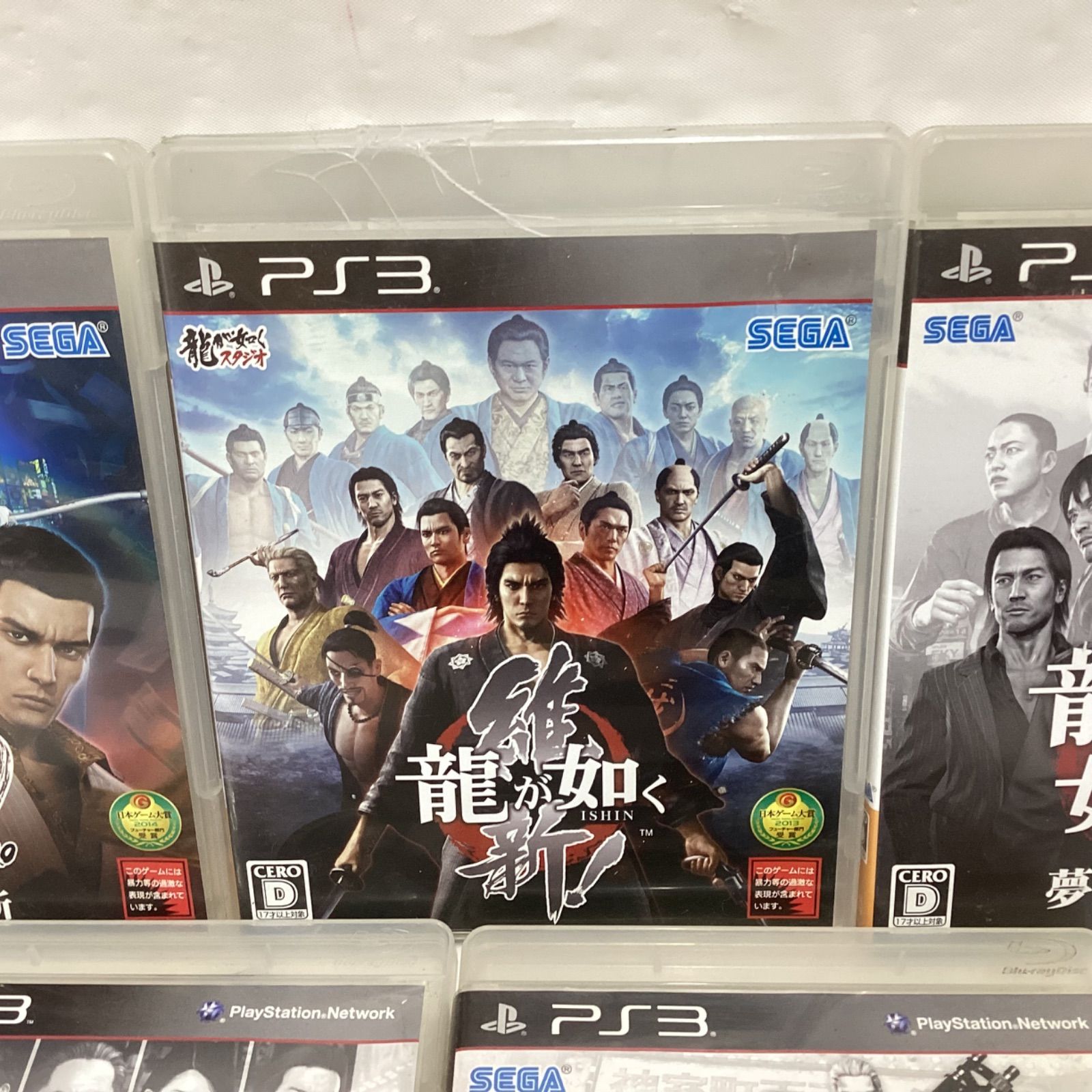 龍が如く PS3ソフト 5本セット 0/4/5/維新!/OF THE END まとめ売り