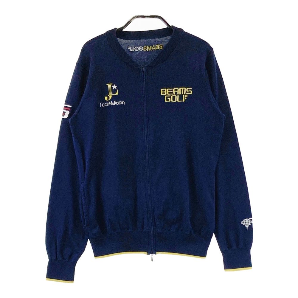 サイズ：M BEAMS GOLF ビームスゴルフ ニット ジップジャケット