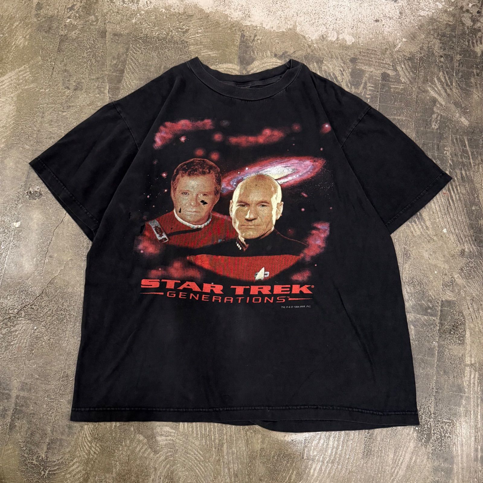 90s ★STAR TREK ★プリントTシャツ ★古着 ★used ★ブラック ★オールド ★90年代 ★黒T ★ムービーT ★スタートレック