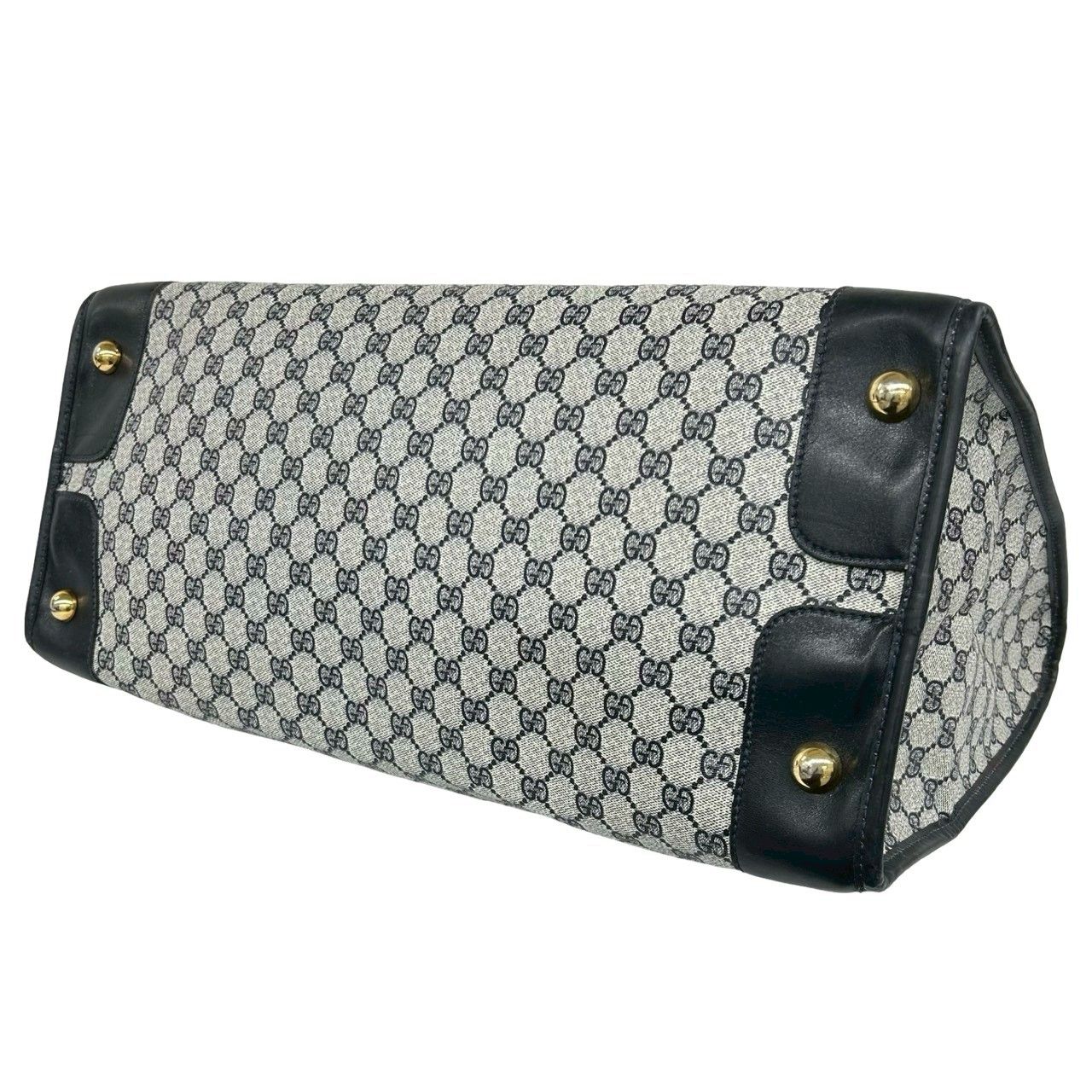 極 美品 GUCCI グッチ オールドグッチ ヴィンテージ GG 柄 ロゴ 金具
