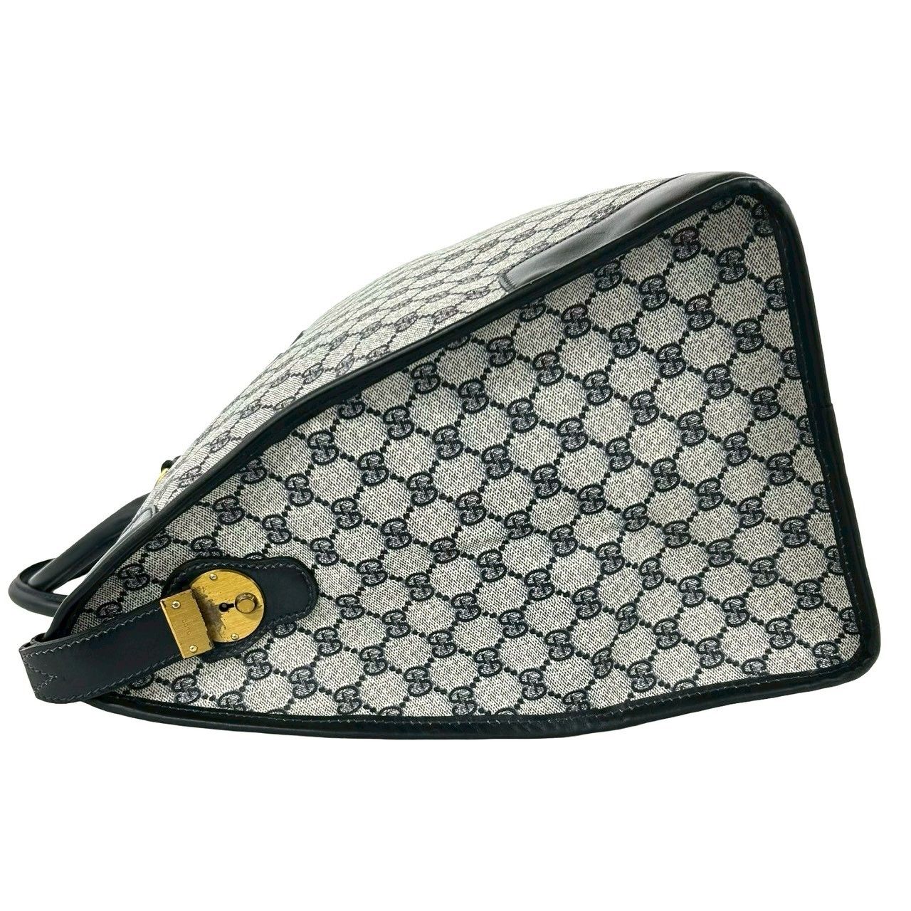 極 美品 GUCCI グッチ オールドグッチ ヴィンテージ GG 柄 ロゴ 金具