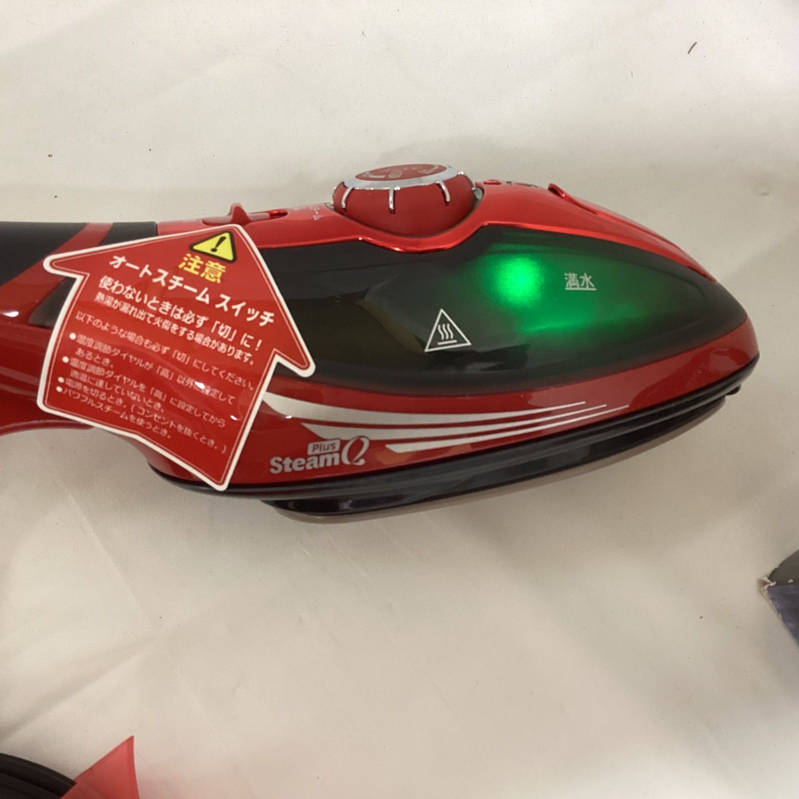 未使用】スチームQプラス パワフルハンディスチーマー JSE-4874-RR 