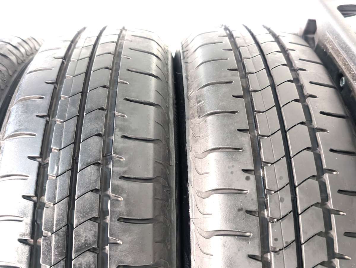 ブリヂストン NEWNO 155/65R14 中古 4本 155/65R14 ブリヂストン NEWNO VENTO 14x4.5 45 100-4穴 中古タイヤ