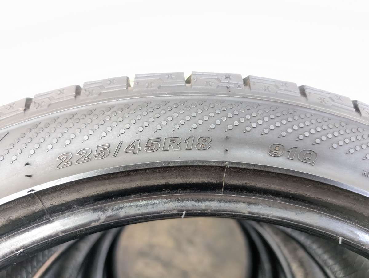 225/45R18 ケンダ ICETEC NEO KR36 中古タイヤ スタッドレスタイヤ 4本 