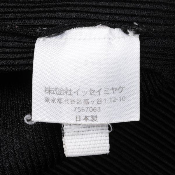 プリーツプリーズPLEATS PLEASE ミストプリーツハイネックTシャツ 黒3