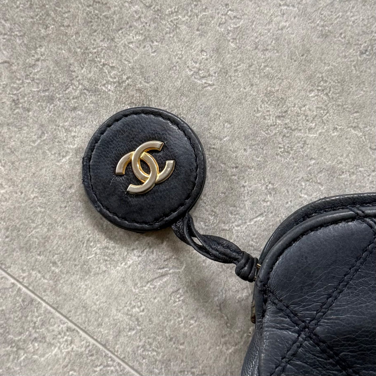 希少 CHANEL シャネル ココマーク ビコローレ クラッチバッグ ポーチ