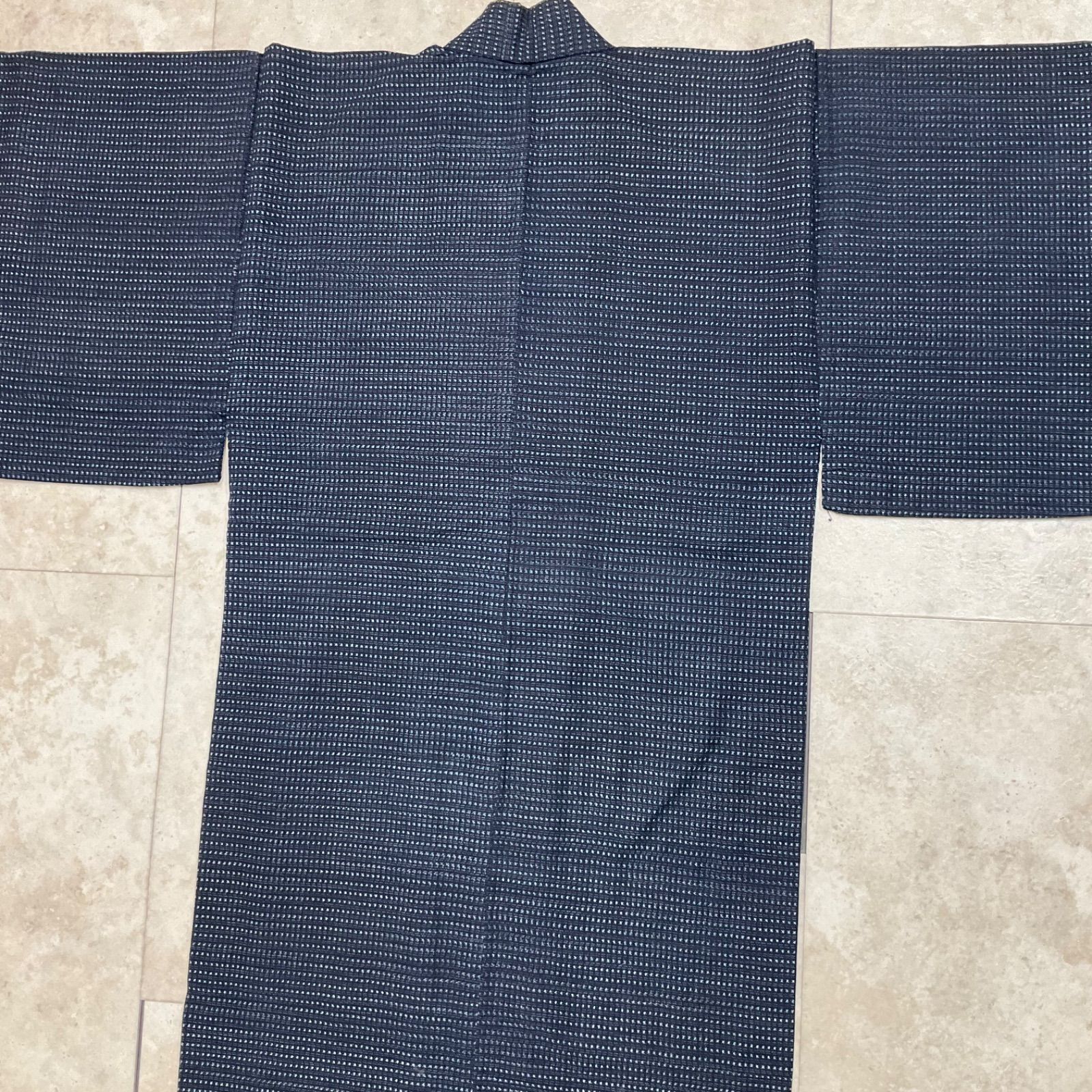 kimono+one＊男前屋＊本場久留米絣＊書生絣✳︎2点＊アンサンブル＊本