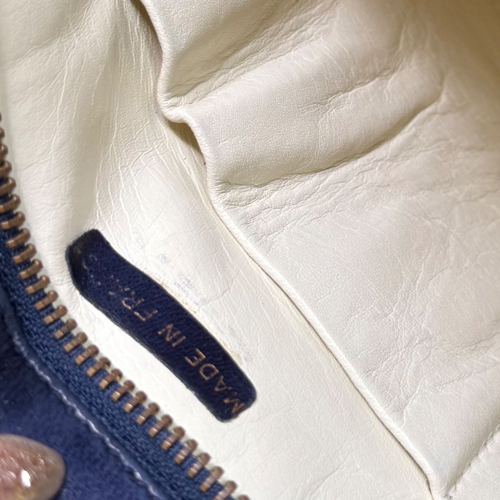 希少 CHANEL シャネル ココマーク ビコローレ クラッチバッグ ポーチ